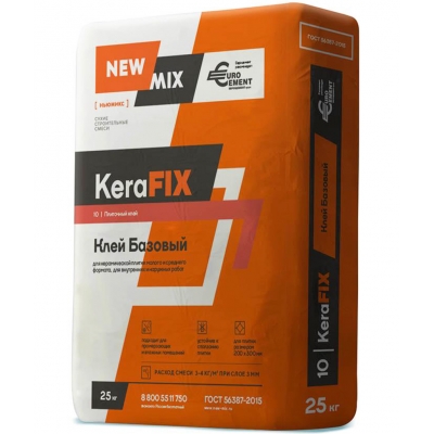 Клей плиточный базовый KeraFIX NEW-MIX 25кг