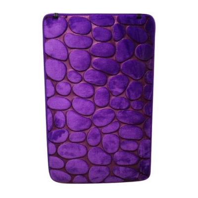 Коврик для в/к Камни двухцветные 50х80 фиолетовый