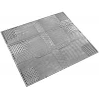 Коврик резиновый SHAHINTEX ПРОТИВОВИБРАЦИОННЫЙ 62х55 серый 03