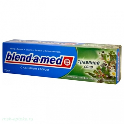 Зубная паста "BLEND-A-MED" Травяной сбор 100мл