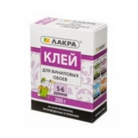 Клей "Лакра" для виниловых обоев 200г 7491