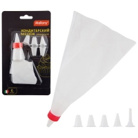 Кондитерский мешок ORNAMENTO с насадками (6 шт), т.м. Mallony арт.005102 Кондитерский мешок ORNAMENTO с насадками (6 шт), т.м. Mallony арт.005102